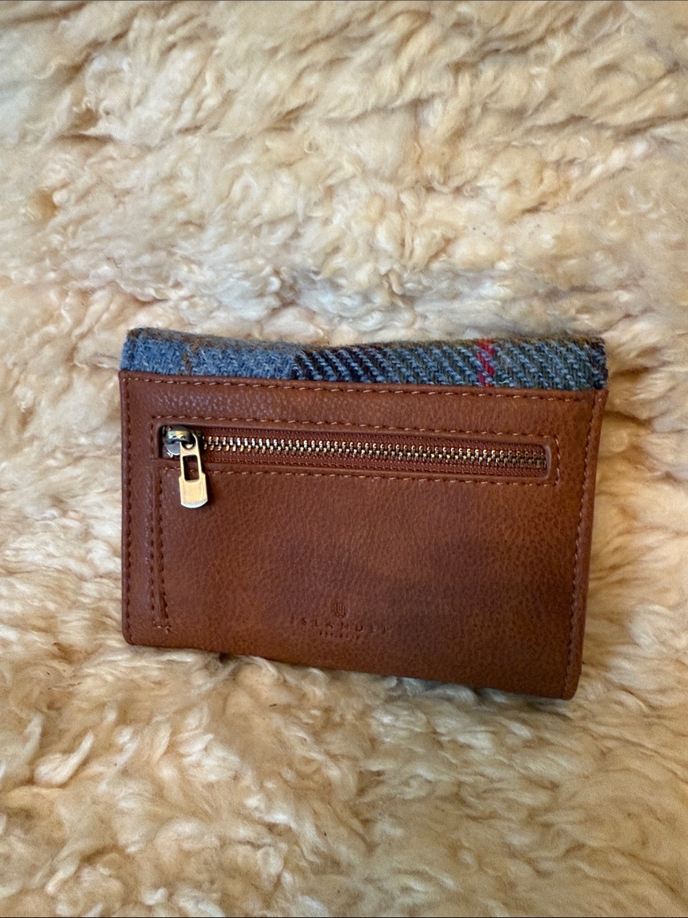 Harris Tweed Compact Wallet - Picture 2 of 8